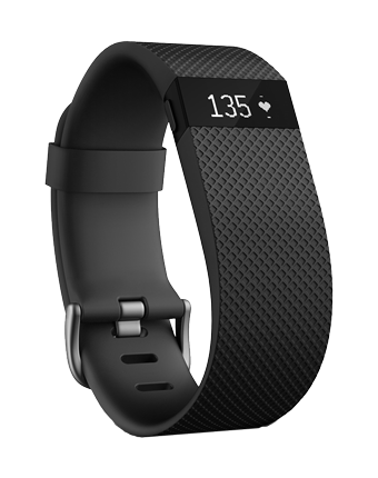 Fitbit Charge HR - Black Large 