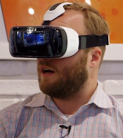Samsung kondigt virtual reality-bril aan